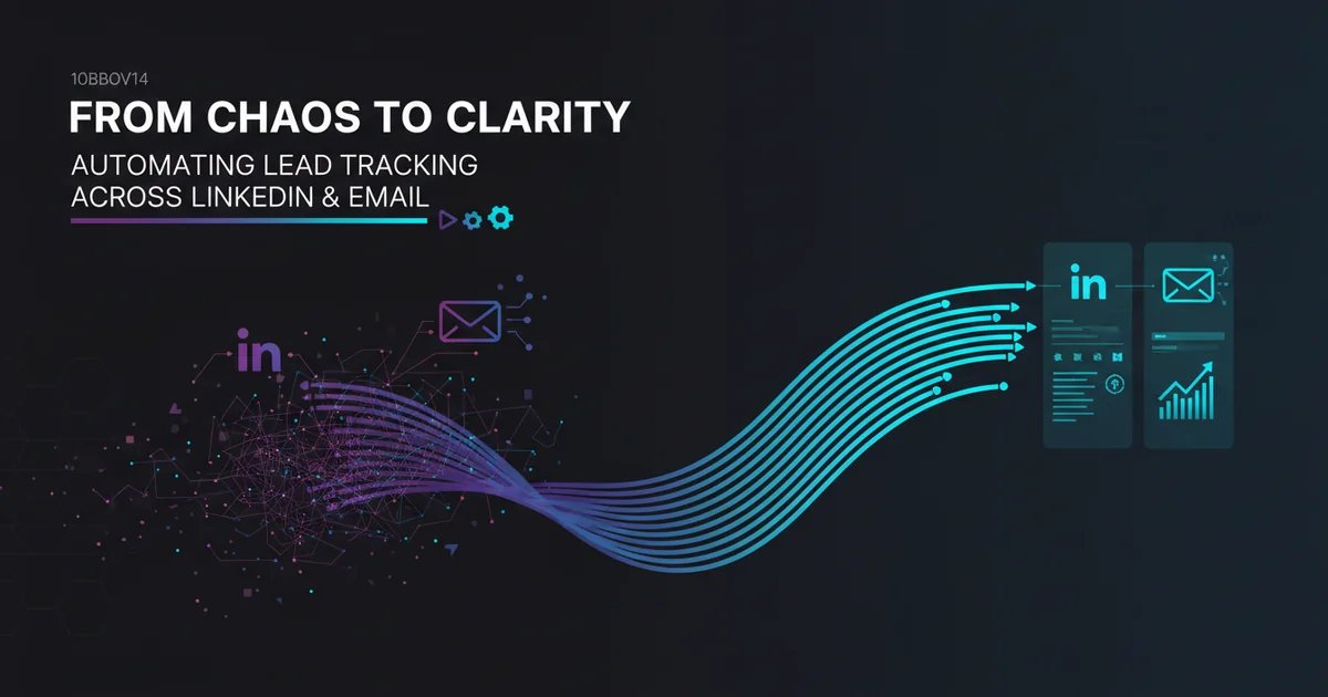 From Chaos to Clarity: Automating Lead Tracking Across LinkedIn and Email