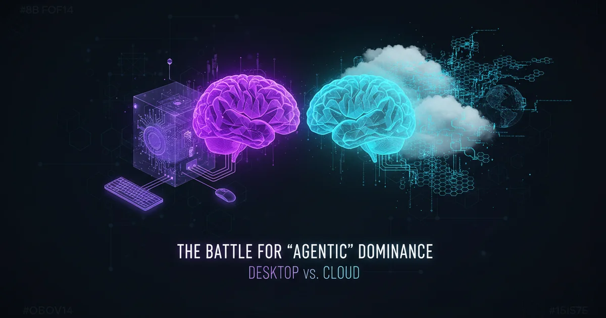The Battle for Agentic Dominance: Why Desktop vs. Cloud Is the Next Infrastructure Arms Race